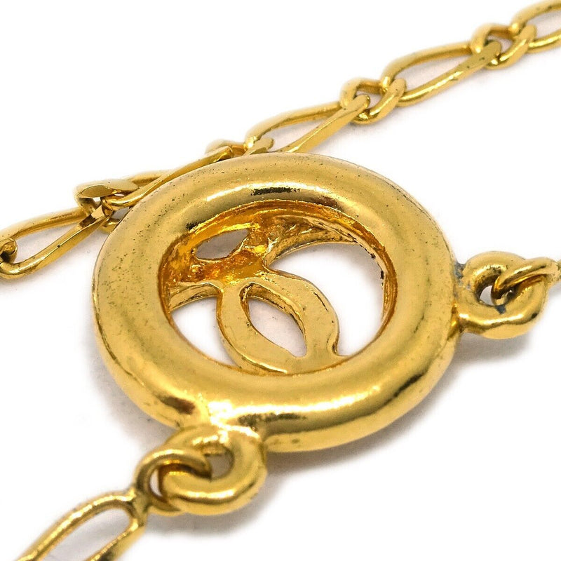 Chanel Medallion Pendant Necklace Gold