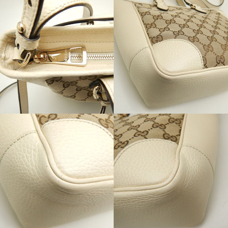 Gucci Handbag 2Way Gg Canvas/ Leather