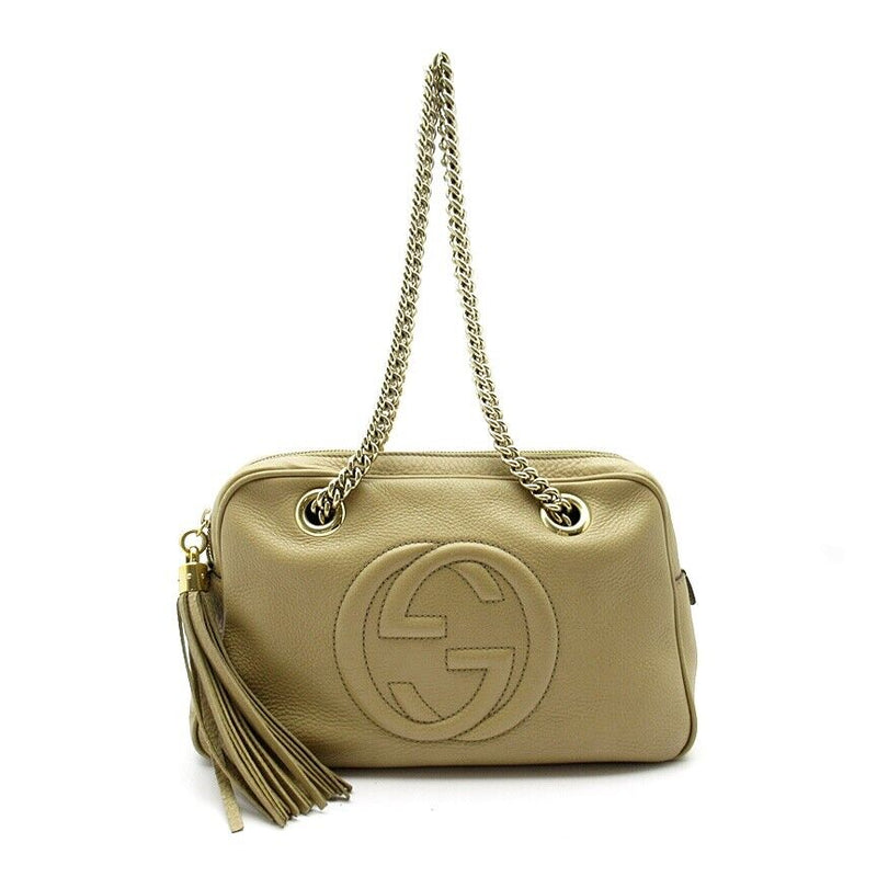 Gucci Soho Chaintote Bag Leather