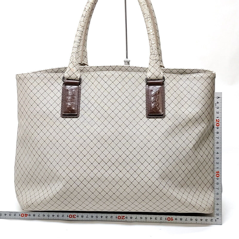 Bottega Veneta Hand Bag Gray Pvc