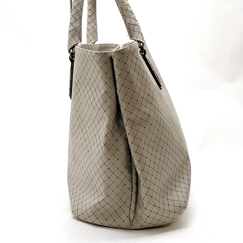 Bottega Veneta Hand Bag Gray Pvc