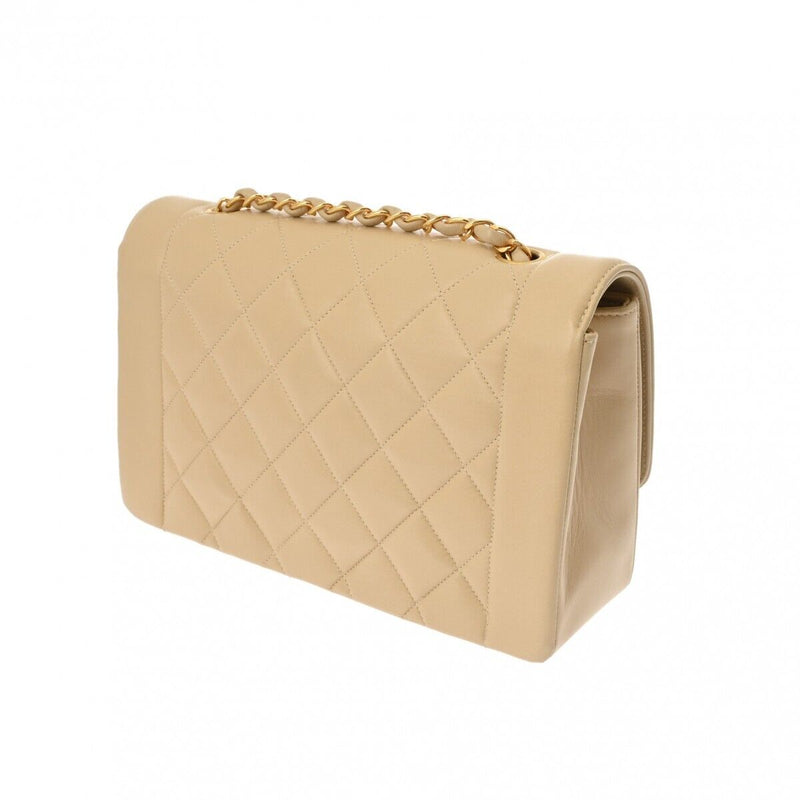 Chanel Diana Chainshoulder 9.8' Beige