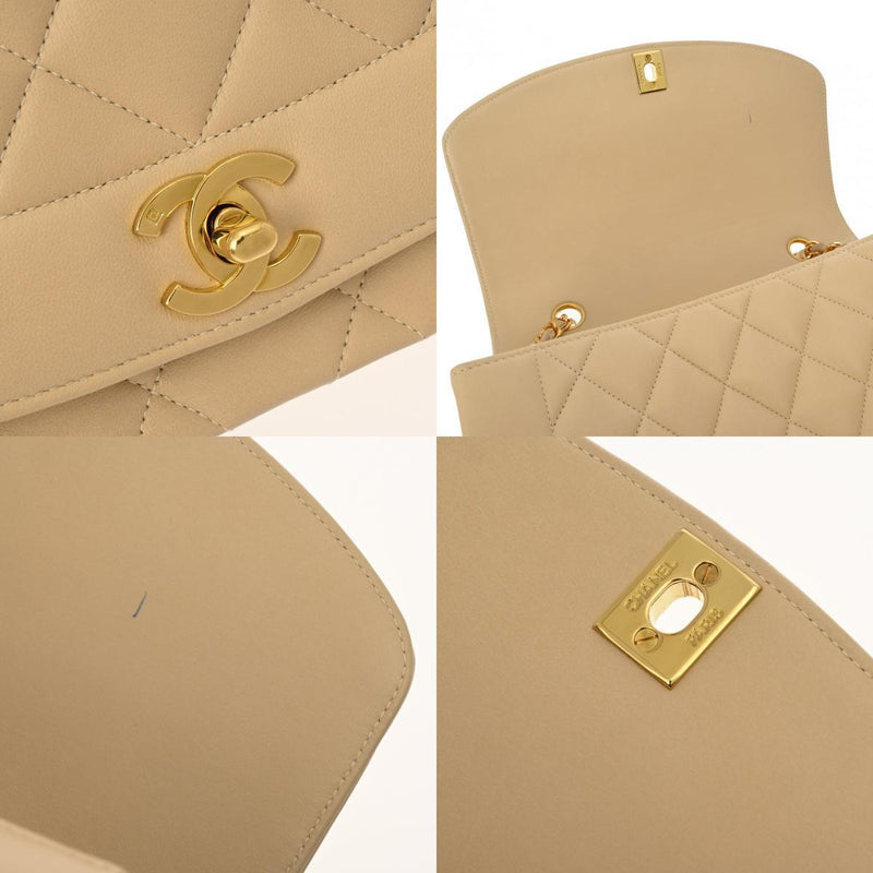 Chanel Diana Chainshoulder 9.8' Beige