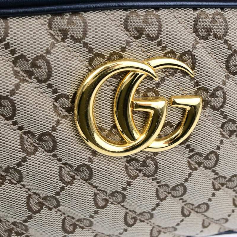 Gucci Marmont Gg Pattern Chain Shoulder