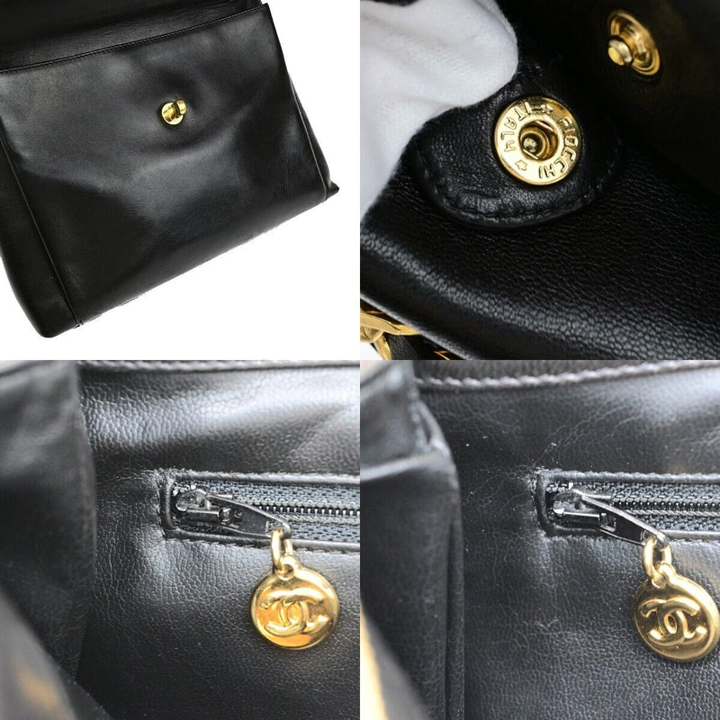 Chanel Cc Logo Chain Shoulder Tote Bag