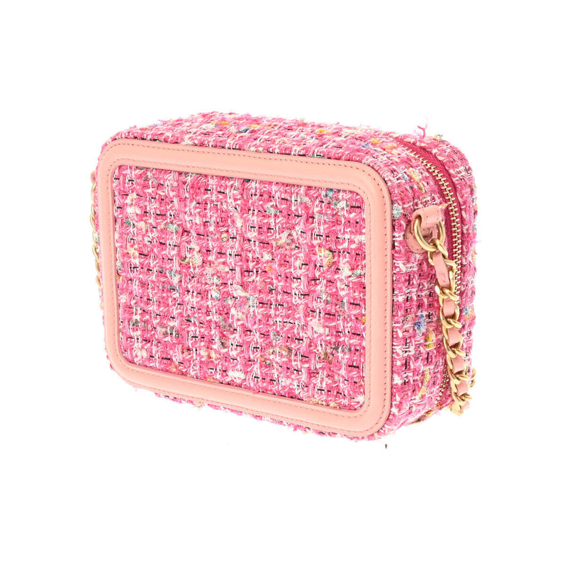 Chanel Cc Figley Mini Chainshoulder Pink