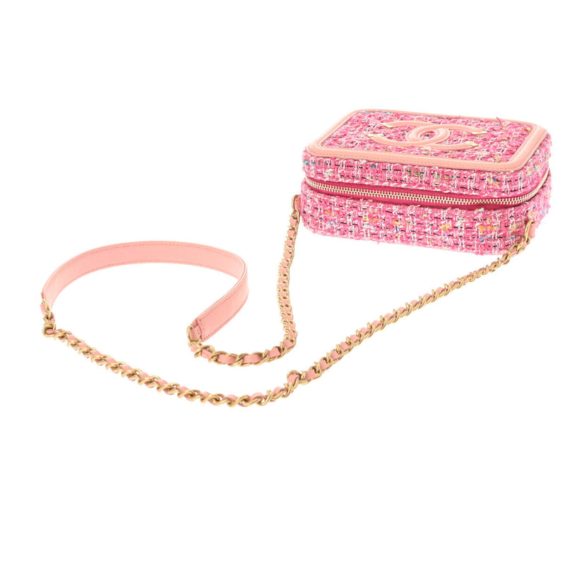 Chanel Cc Figley Mini Chainshoulder Pink