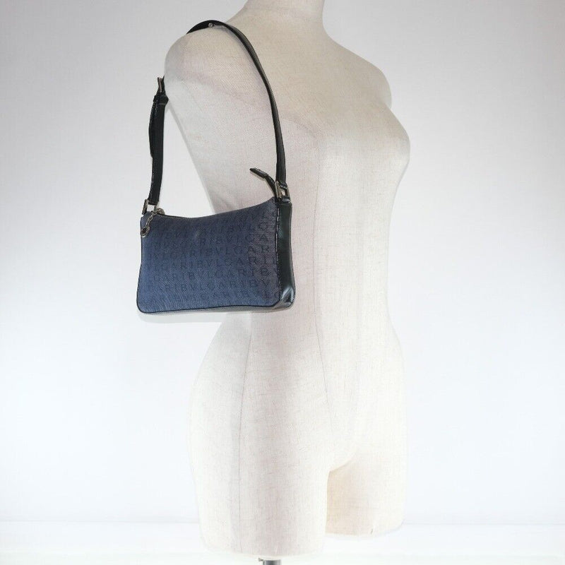 Bvlgari Shoulder Bag Blue / Black