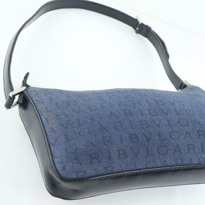 Bvlgari Shoulder Bag Blue / Black