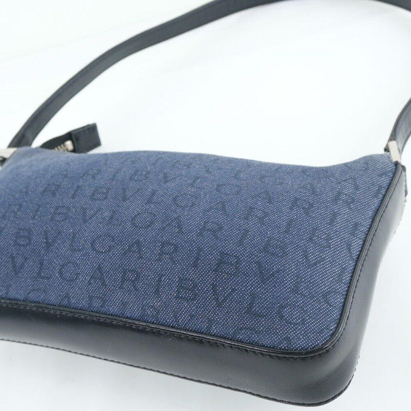 Bvlgari Shoulder Bag Blue / Black