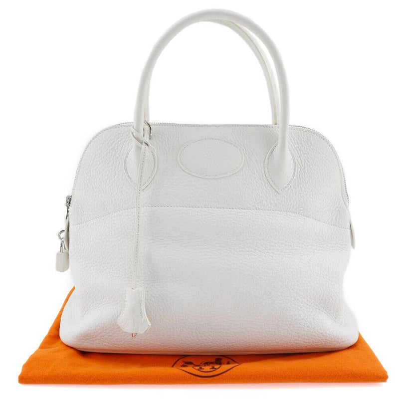 Hermes Bolide31 Handbag White Taurillon