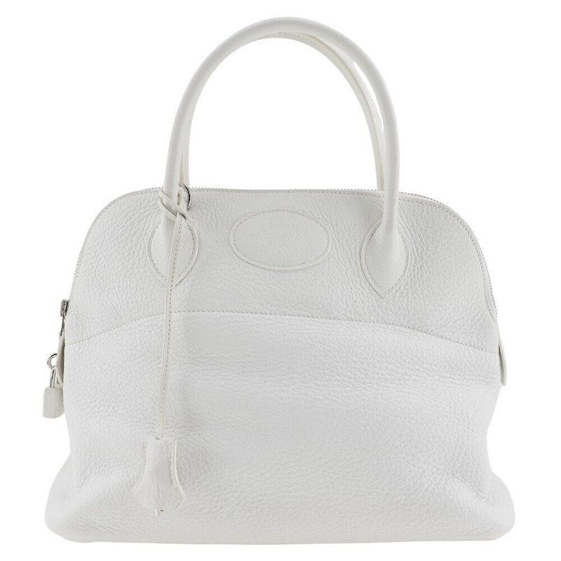 Hermes Bolide31 Handbag White Taurillon