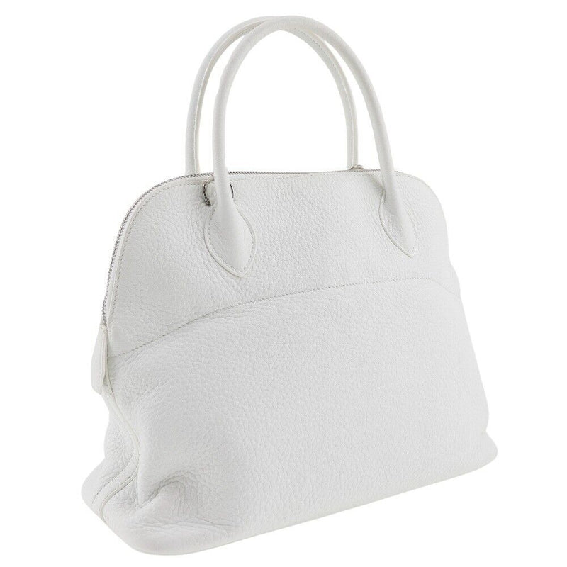 Hermes Bolide31 Handbag White Taurillon