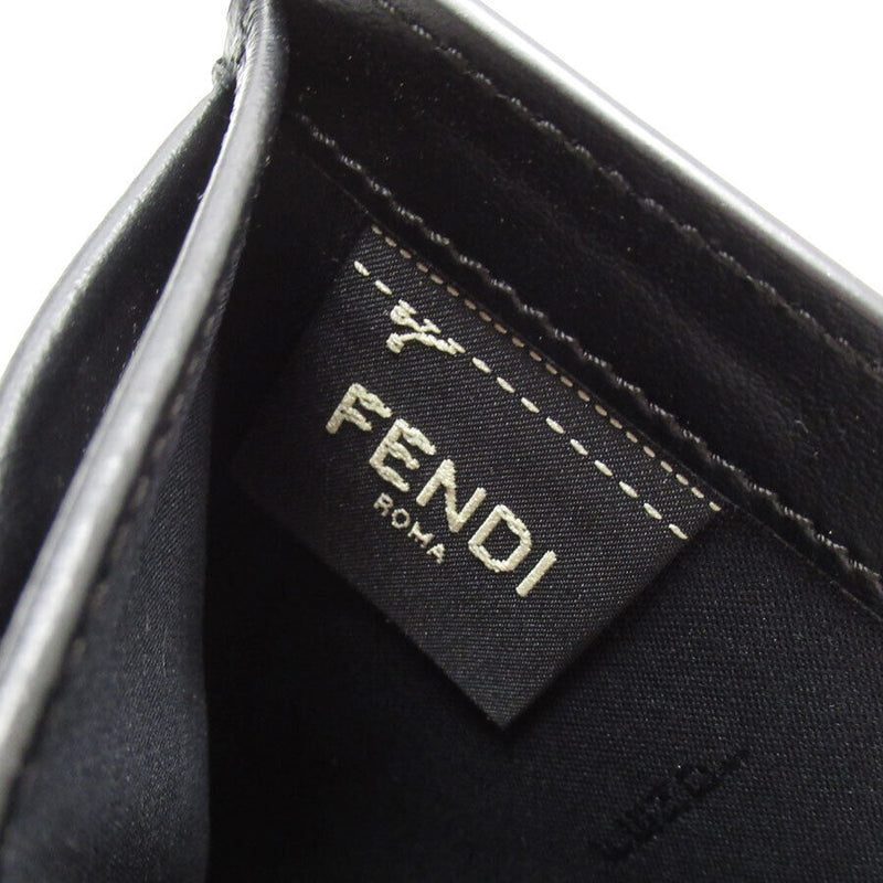 Fendi Bifold Wallet Black Leather