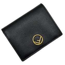 Fendi Bifold Wallet Black Leather