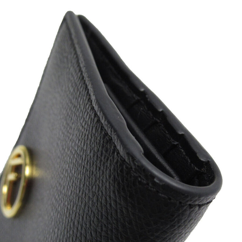 Fendi Bifold Wallet Black Leather