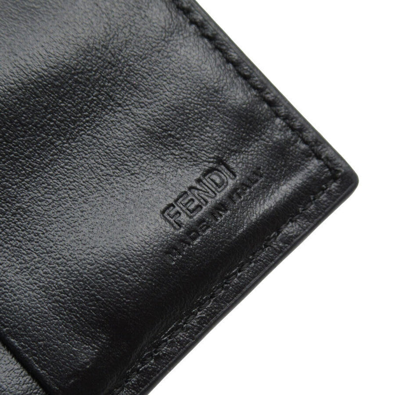 Fendi Bifold Wallet Black Leather