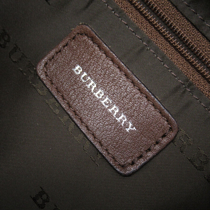 Burberry Shoulder Bag Brown Leather