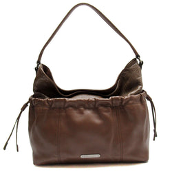 Burberry Shoulder Bag Brown Leather