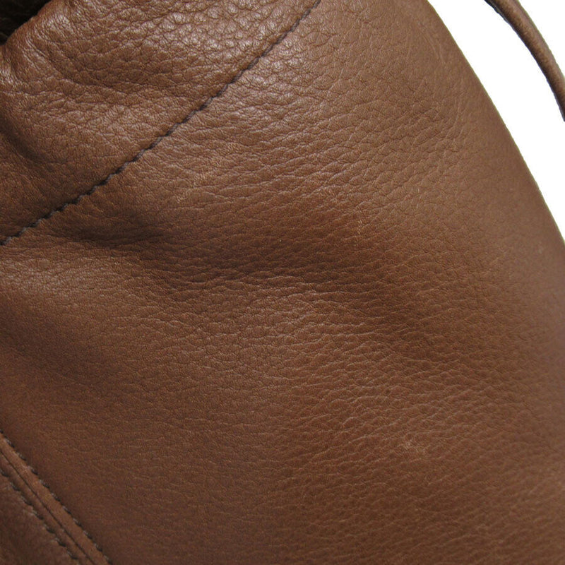 Burberry Shoulder Bag Brown Leather