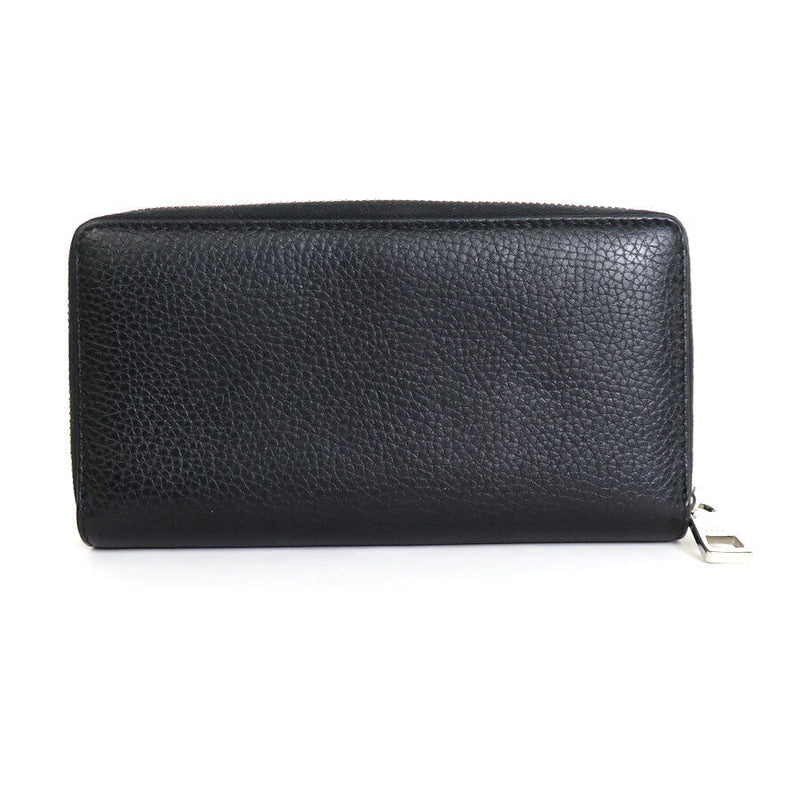 Gucci Zip Around Long Wallet Black