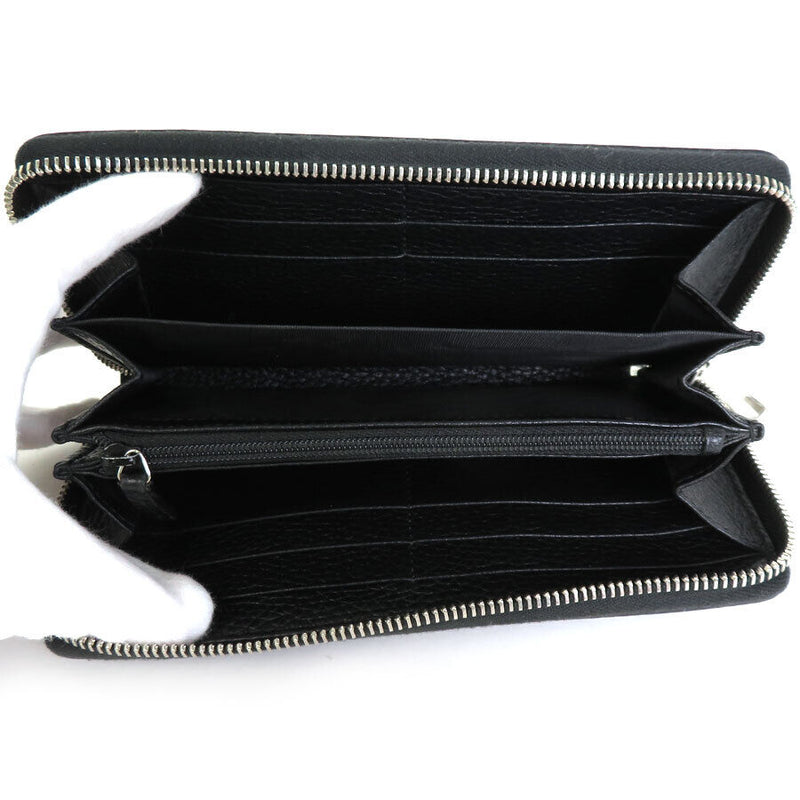 Gucci Zip Around Long Wallet Black