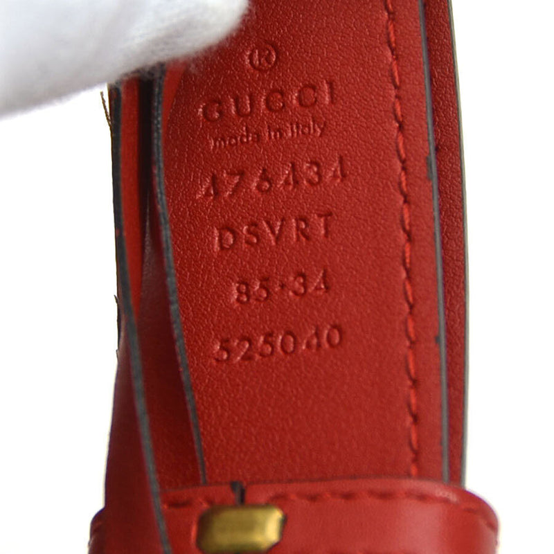 Gucci Gg Marmont Waist Bag Belt Red