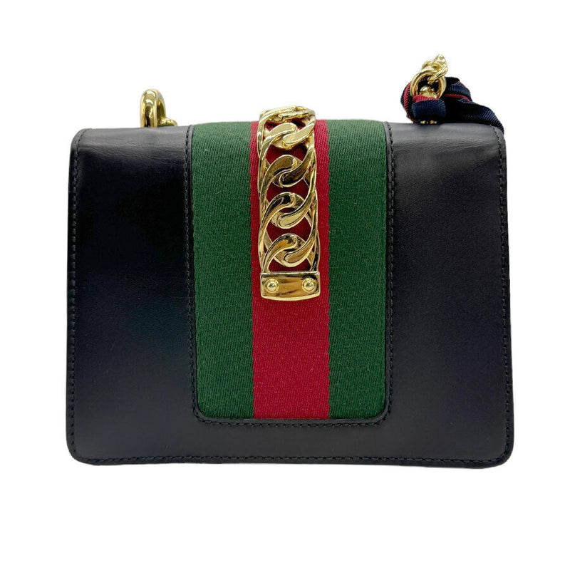 Gucci Sylvie Shoulder Bag Navy