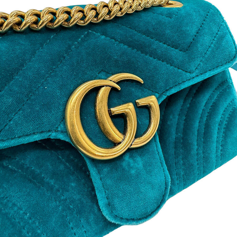 Gucci Gg Marmont Shoulder Bag Green