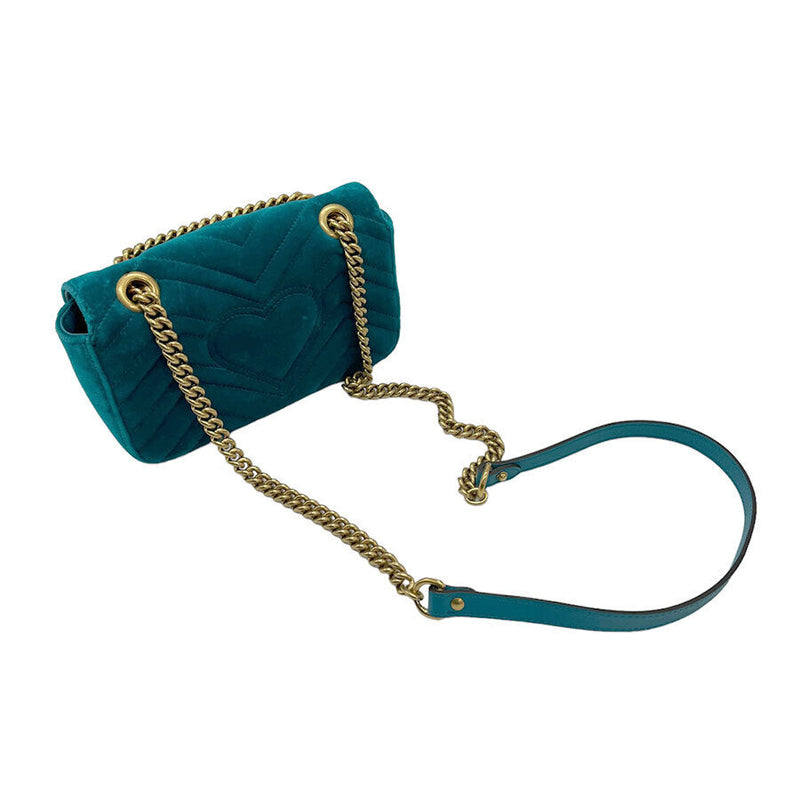 Gucci Gg Marmont Shoulder Bag Green