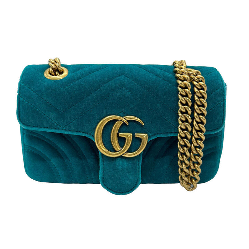 Gucci Gg Marmont Shoulder Bag Green