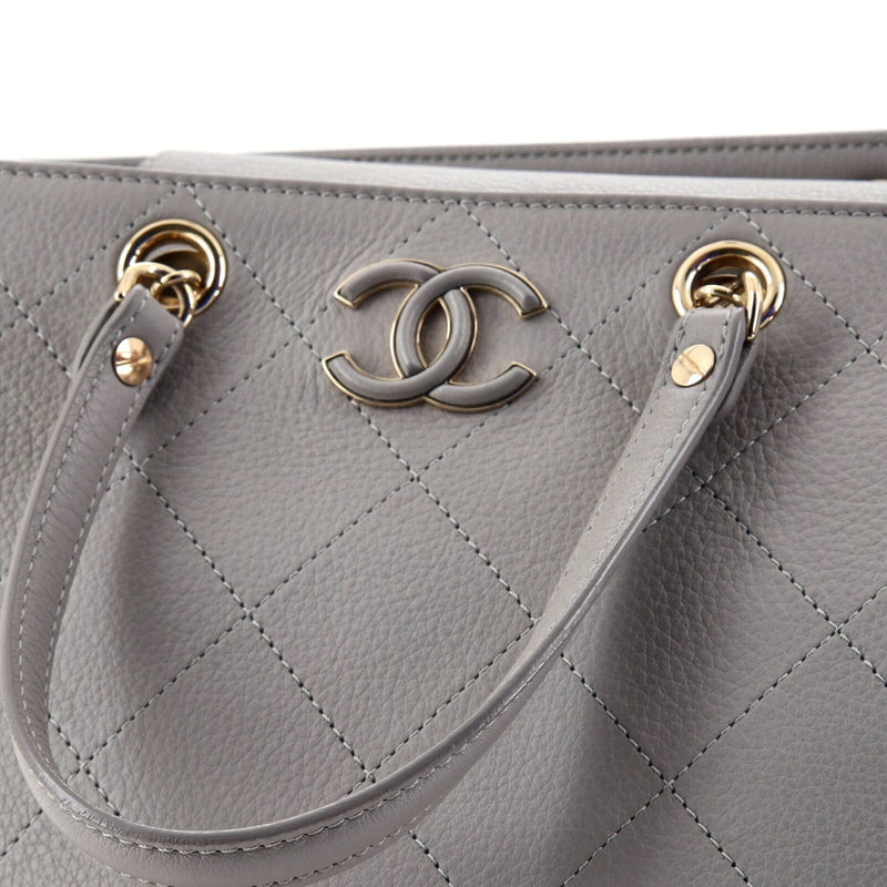 Chanel Cc Chain Shopping Tote Stitched