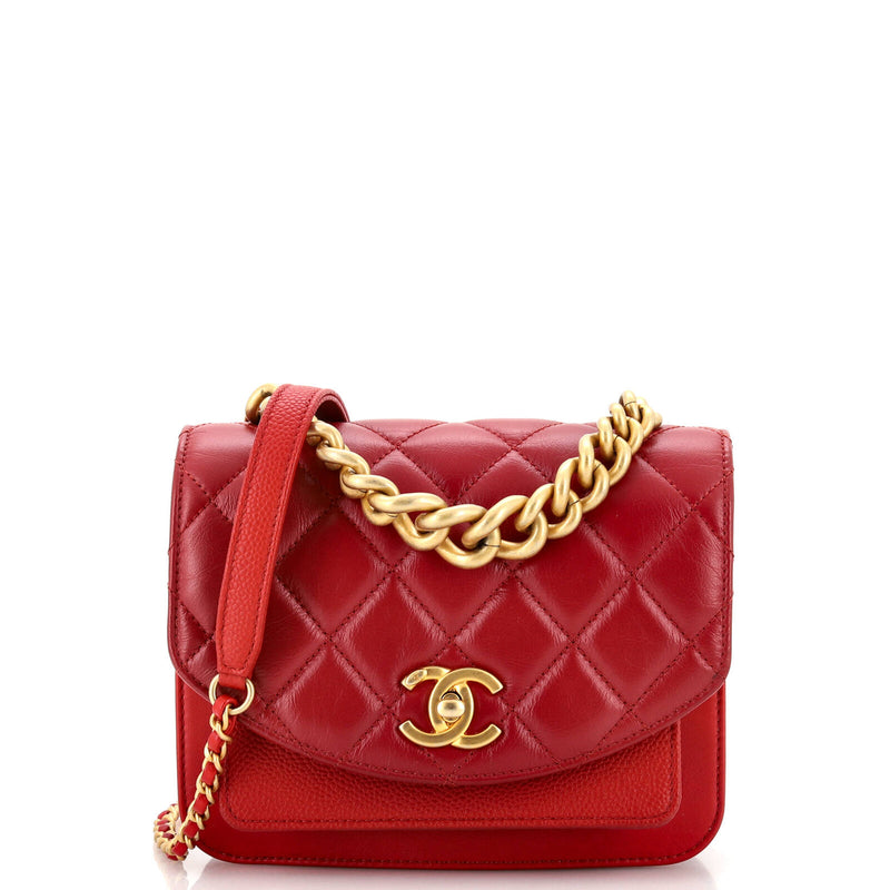 Chanel Chain Handle Flap Bag Quilted