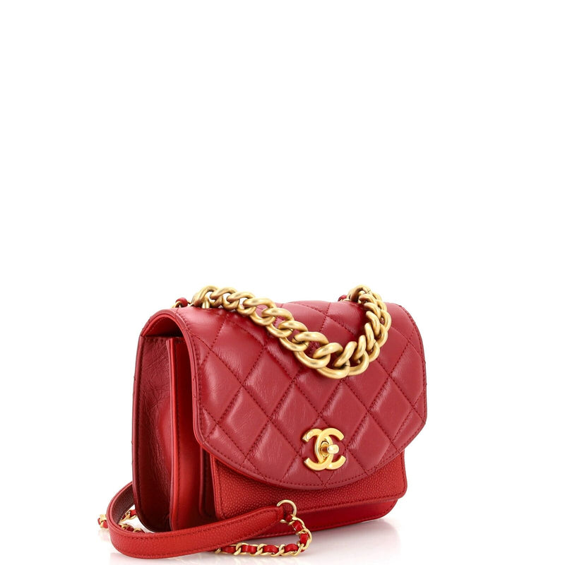 Chanel Chain Handle Flap Bag Quilted