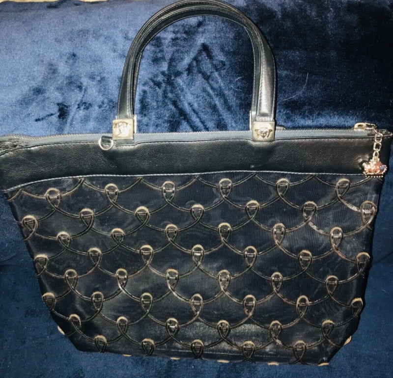 Gianni Versace Medusa Mesh Vintage Tote