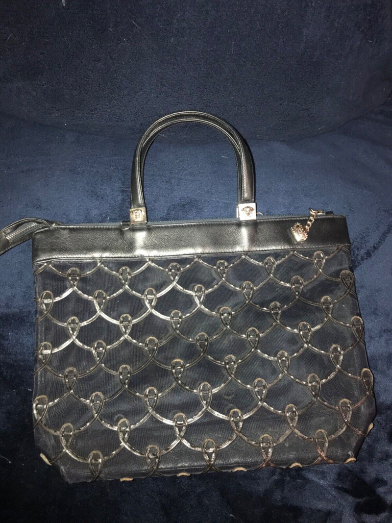 Gianni Versace Medusa Mesh Vintage Tote