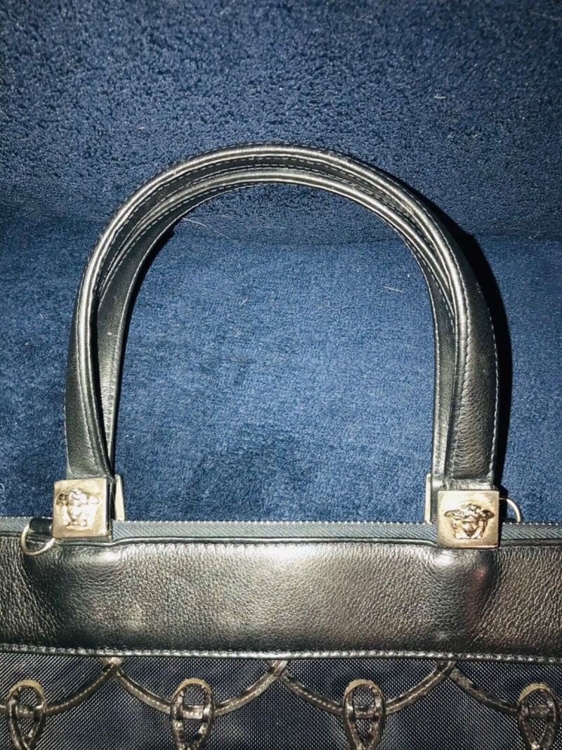 Gianni Versace Medusa Mesh Vintage Tote