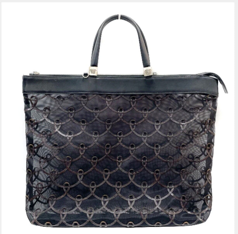 Gianni Versace Medusa Mesh Vintage Tote