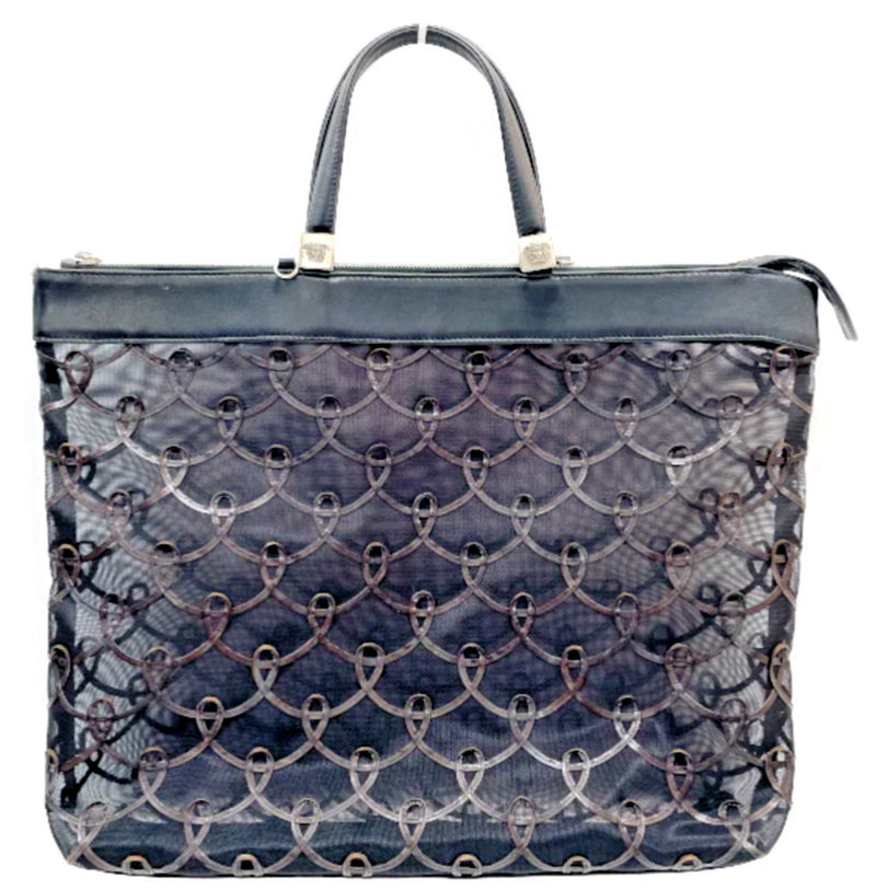 Gianni Versace Medusa Mesh Vintage Tote