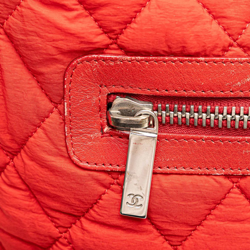 Chanel Quilted Coco Cocoon Hobo Red