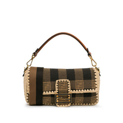 Fendi Pequin Gingham Canvas And