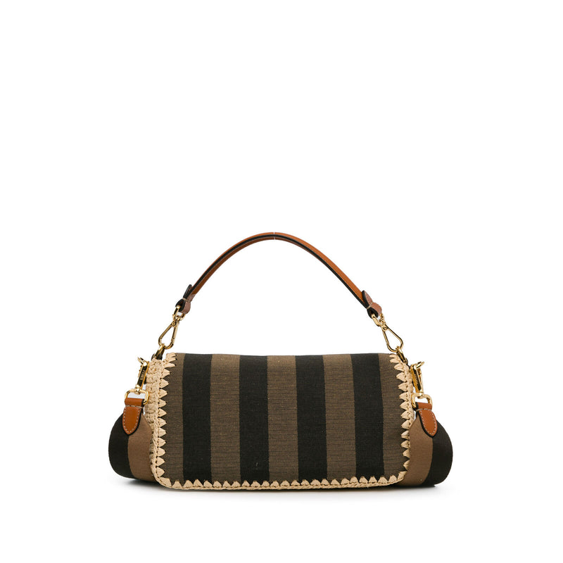 Fendi Pequin Gingham Canvas And