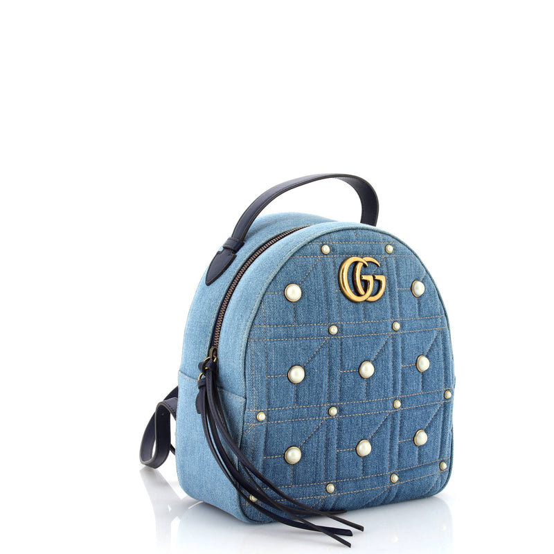 Gucci Pearly Gg Marmont Backpack