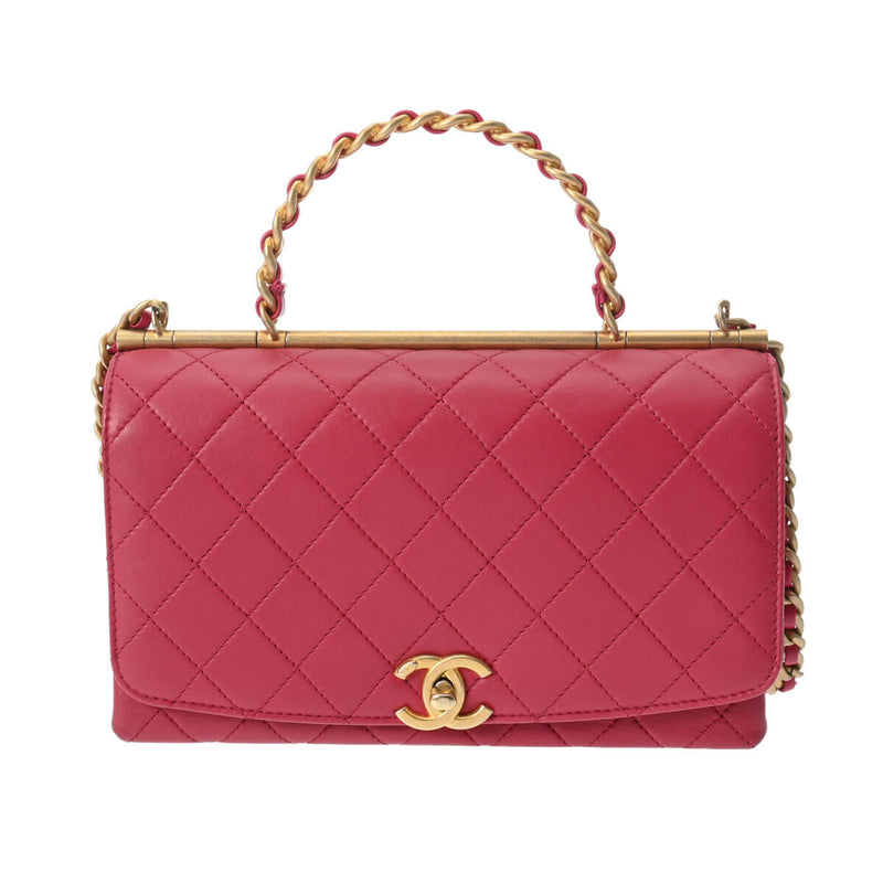 Chanel Matrasse 2Way Chainshoulder Pink