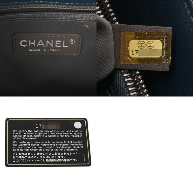 Chanel Gst Grand Shopping Tote Blue Bag