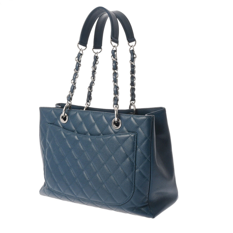 Chanel Gst Grand Shopping Tote Blue Bag