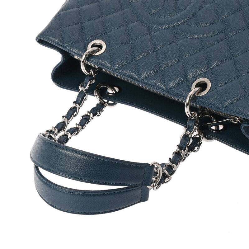 Chanel Gst Grand Shopping Tote Blue Bag