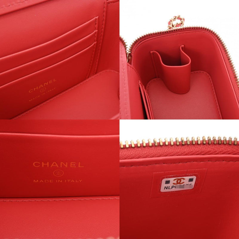 Chanel Matrasse Chain Vanity Pinkorange