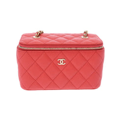 Chanel Matrasse Chain Vanity Pinkorange