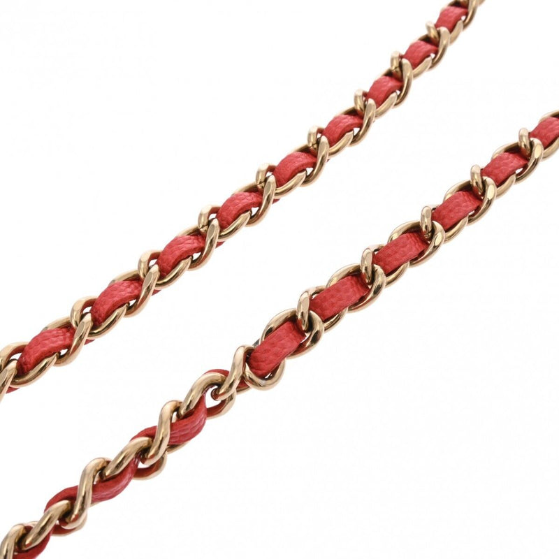 Chanel Matrasse Chain Vanity Pinkorange